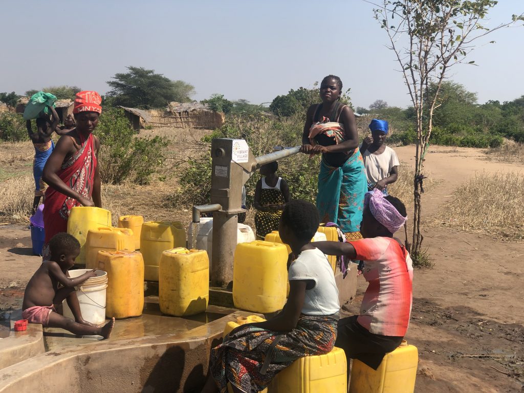 Access to Safe drinking Water bring happness to women, it takes out the daily stressing labour of domestic water management